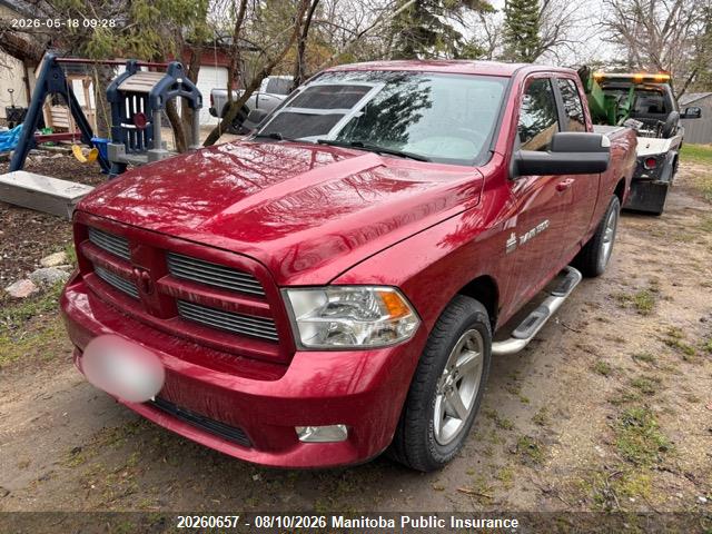 Aukcja sprzedaży 2012 Dodge Ram 1500 Sport Quad Cab, vin: 1C6RD7HT5CS134716, numer aukcji: 20260657
