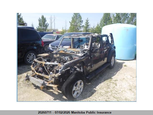 Продаж на аукціоні авто 2018 Jeep Wrangler Unlimited Sport, vin: 1C4HJXDN5JW195879, номер лоту: 20260711