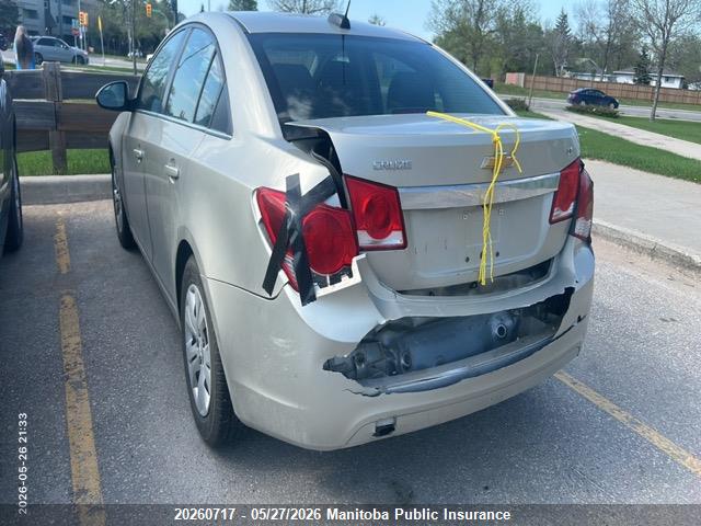 20260717 :رقم المزاد ، 1G1PC5SB6F7212864 vin ، 2015 Chevrolet Cruze Lt Turbo مزاد بيع