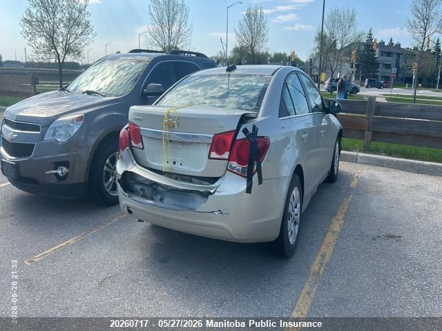 20260717 :رقم المزاد ، 1G1PC5SB6F7212864 vin ، 2015 Chevrolet Cruze Lt Turbo مزاد بيع