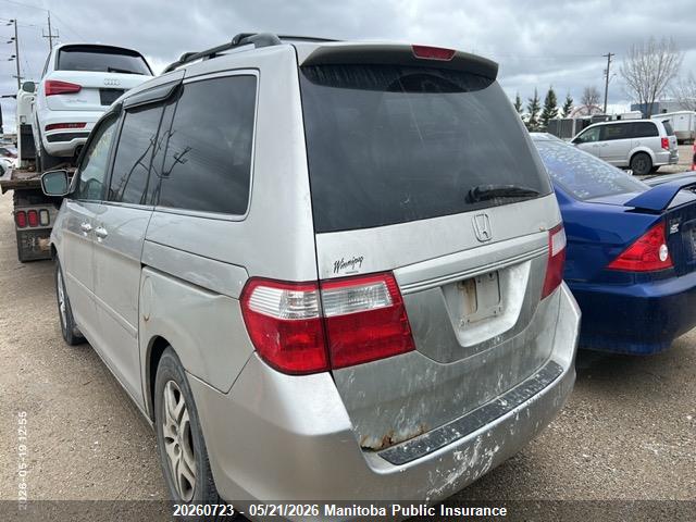 Aukcja sprzedaży 2006 Honda Odyssey Ex-l Ex-l, vin: 5FNRL38636B502357, numer aukcji: 20260723