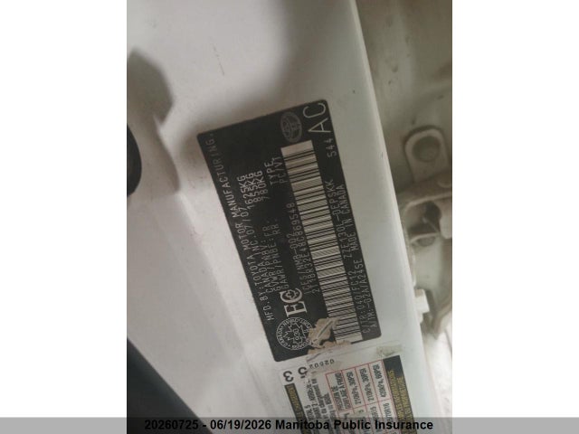 Aukcja sprzedaży 2008 Toyota Corolla S, vin: 2T1BR32E48C869548, numer aukcji: 20260725