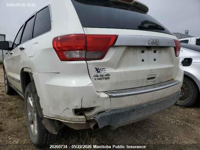 Aukcja sprzedaży 2011 Jeep Grand Cherokee Limited, vin: 1J4RR5GT1BC561331, numer aukcji: 20260734
