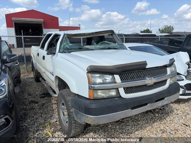 2004 Chevrolet Silverado 2500 Hd Crew Cab მანქანა იყიდება აუქციონზე, vin: 1GCHK23134F141984, აუქციონის ნომერი: 20260738