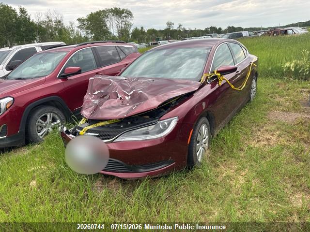 Aukcja sprzedaży 2015 Chrysler 200 Lx, vin: 1C3CCCFB3FN669149, numer aukcji: 20260744