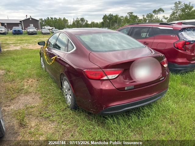 Aukcja sprzedaży 2015 Chrysler 200 Lx, vin: 1C3CCCFB3FN669149, numer aukcji: 20260744