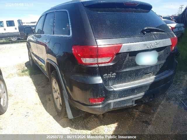Aukcja sprzedaży 2011 Jeep Grand Cherokee Limited, vin: 1J4RR5GG7BC612320, numer aukcji: 20260770