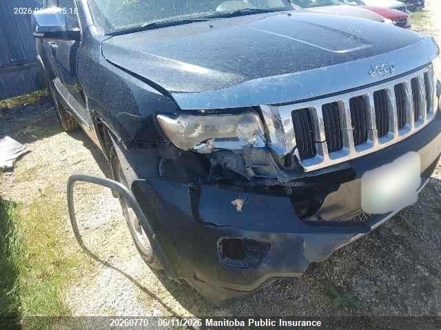 Aukcja sprzedaży 2011 Jeep Grand Cherokee Limited, vin: 1J4RR5GG7BC612320, numer aukcji: 20260770