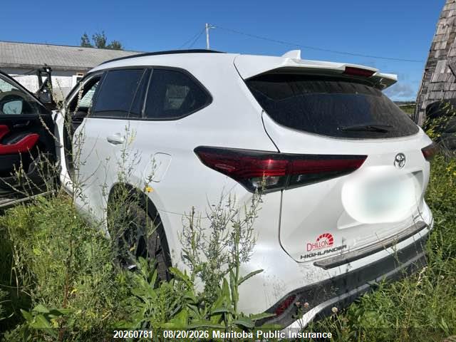 5TDLZRBH8NS183131 Toyota Highlander Xse V6