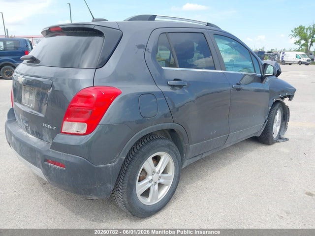 2016 Chevrolet Trax Lt მანქანა იყიდება აუქციონზე, vin: 3GNCJLSB2GL274007, აუქციონის ნომერი: 20260782