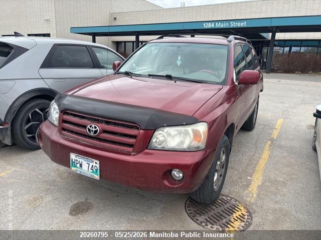 Продажа на аукционе авто 2006 Toyota Highlander V6, vin: JTEHP21A560136582, номер лота: 20260795