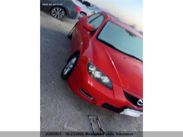 20260801 :رقم المزاد ، JM1BK32F791252602 vin ، 2009 Mazda 3 Mazda Gs مزاد بيع
