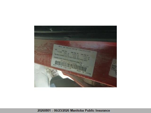 20260801 :رقم المزاد ، JM1BK32F791252602 vin ، 2009 Mazda 3 Mazda Gs مزاد بيع