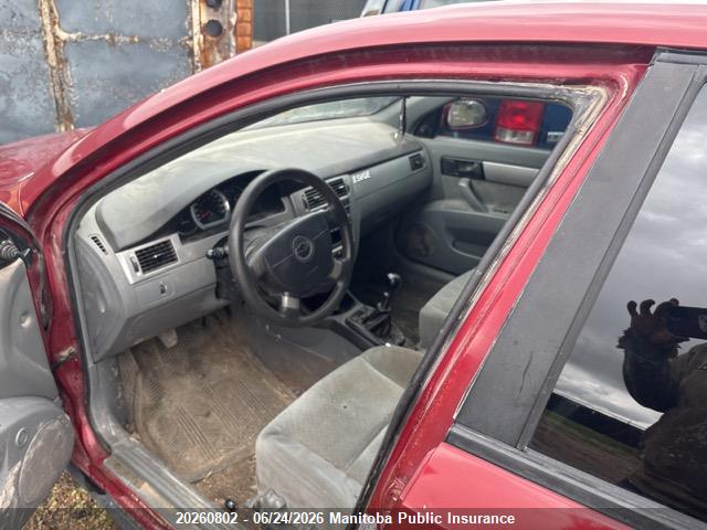 Aukcja sprzedaży 2005 Chevrolet Optra, vin: KL1JD59ZX5K111133, numer aukcji: 20260802