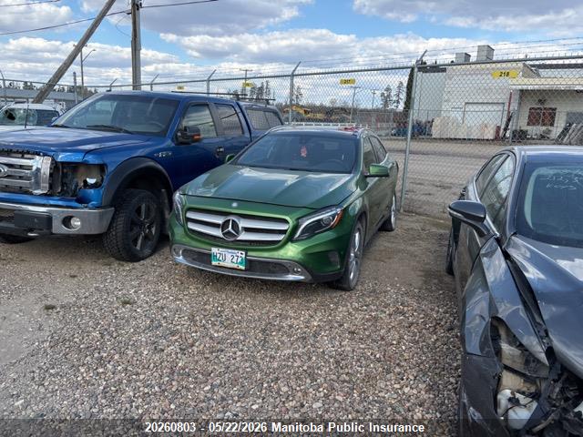 WDCTG4GB2GJ245890 Mercedes Benz Gla250
