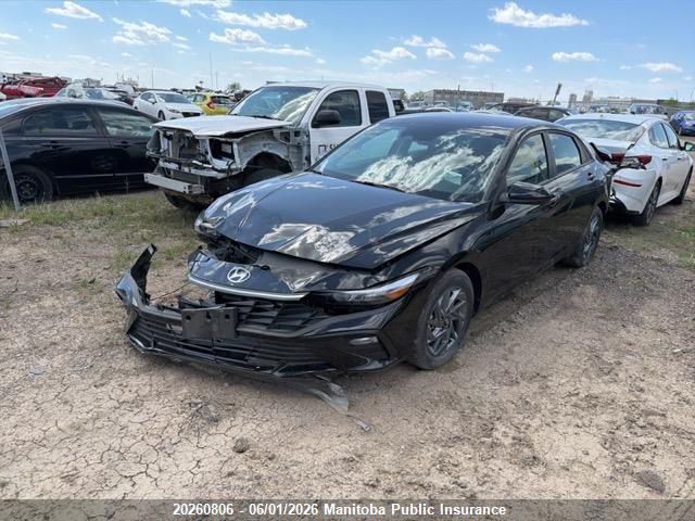 20260806 :رقم المزاد ، KMHLM4DG3SU005488 vin ، 2025 Hyundai Elantra Preferred Preferred مزاد بيع