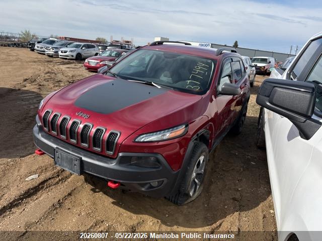 Jeep Cherokee Trailhawk 2016 1C4PJMBS3GW377494 Image 2