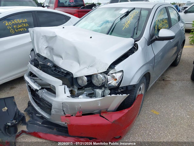 20260815 :رقم المزاد ، 1G1JC5SB6G4170818 vin ، 2016 Chevrolet Sonic Ls مزاد بيع