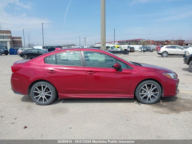 20260816 :رقم المزاد ، 4S3GKAF62J3604708 vin ، 2018 Subaru Impreza 2.0i Sport مزاد بيع