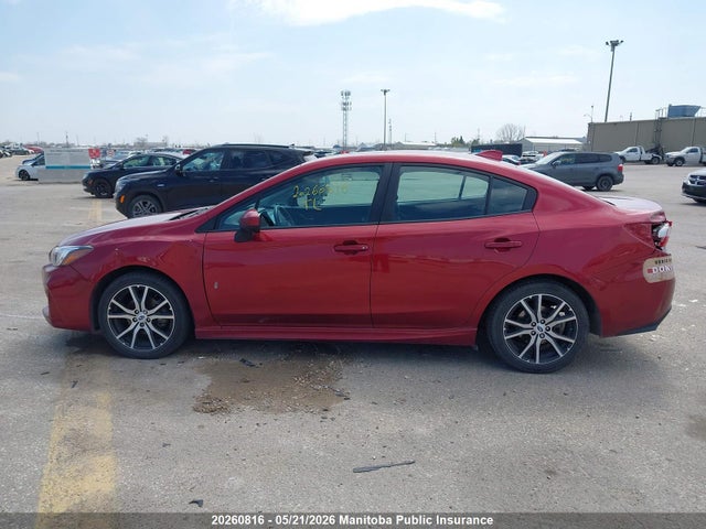 20260816 :رقم المزاد ، 4S3GKAF62J3604708 vin ، 2018 Subaru Impreza 2.0i Sport مزاد بيع