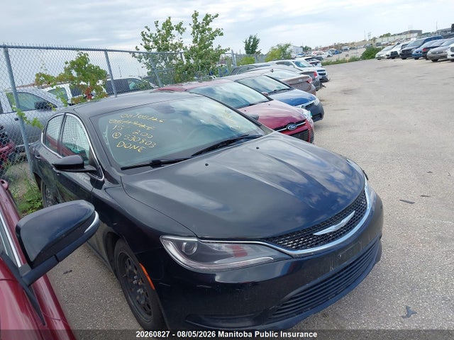 Продаж на аукціоні авто 2015 Chrysler 200 Lx, vin: 1C3CCCFB3FN530803, номер лоту: 20260827