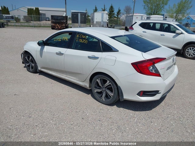 20260846 :رقم المزاد ، 2HGFC1F98GH106250 vin ، 2016 Honda Civic Touring مزاد بيع
