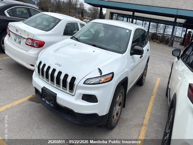Aukcja sprzedaży 2014 Jeep Cherokee Sport, vin: 1C4PJLAB3EW322651, numer aukcji: 20260851