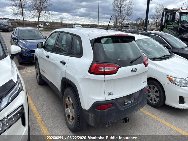 Aukcja sprzedaży 2014 Jeep Cherokee Sport, vin: 1C4PJLAB3EW322651, numer aukcji: 20260851