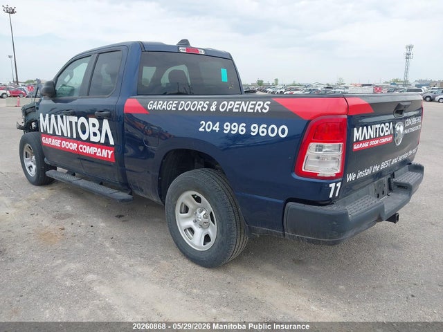 20260868 :رقم المزاد ، 1C6RRFCG2NN307504 vin ، 2022 Dodge Ram 1500 Tradesman Quad Cab مزاد بيع