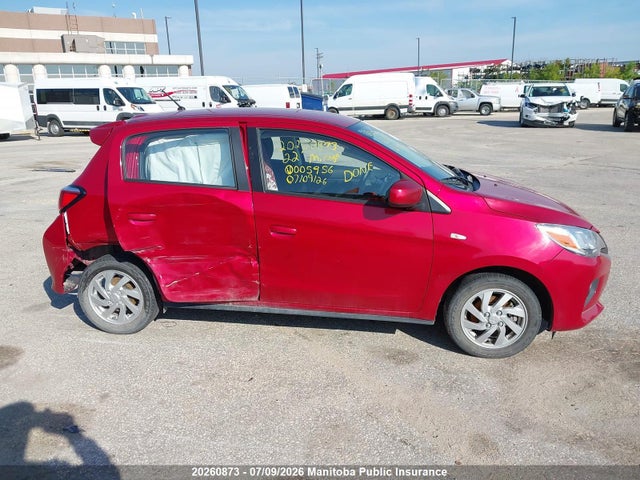 Aukcja sprzedaży 2022 Mitsubishi Mirage Se, vin: ML32AUHJ1NH005956, numer aukcji: 20260873