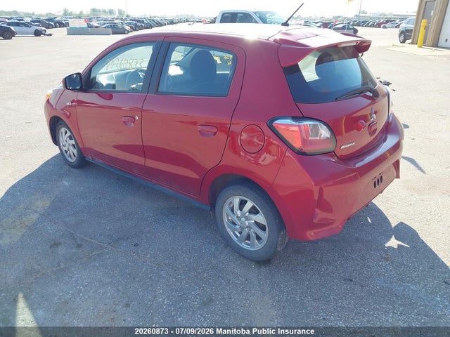 Aukcja sprzedaży 2022 Mitsubishi Mirage Se, vin: ML32AUHJ1NH005956, numer aukcji: 20260873