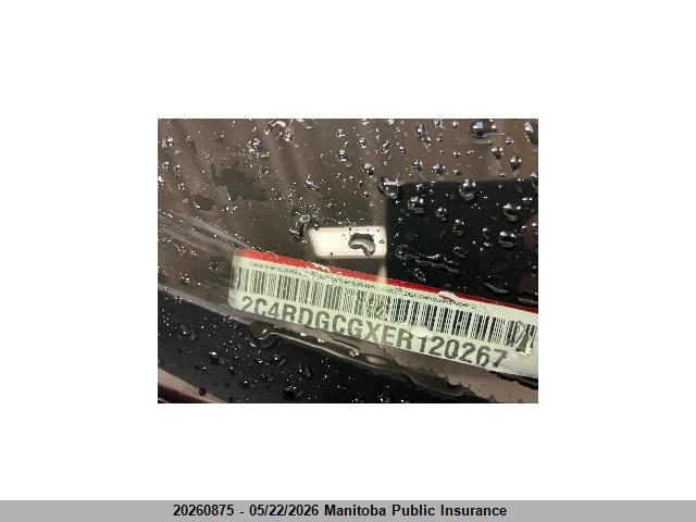 Aukcja sprzedaży 2014 Dodge Grand Caravan Sxt, vin: 2C4RDGCGXER120267, numer aukcji: 20260875