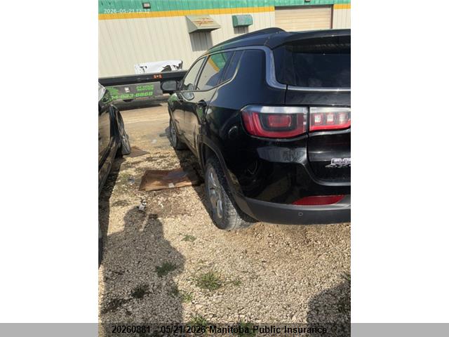 Aukcja sprzedaży 2017 Jeep Compass North, vin: 3C4NJDBB2HT660225, numer aukcji: 20260881