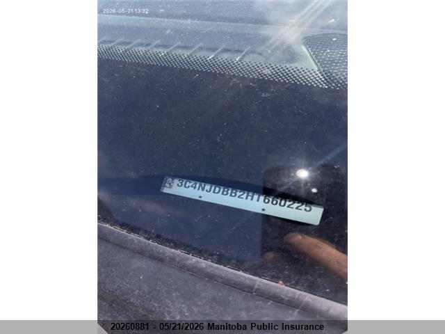 Aukcja sprzedaży 2017 Jeep Compass North, vin: 3C4NJDBB2HT660225, numer aukcji: 20260881