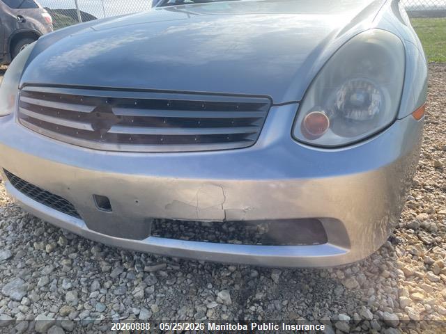 20260888 :رقم المزاد ، JNKCV51E66M510293 vin ، 2006 Infiniti G35 مزاد بيع