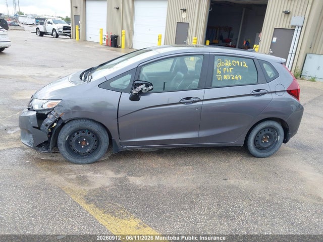 20260912 :رقم المزاد ، 3HGGK5H88GM103269 vin ، 2016 Honda Fit Ex-l مزاد بيع