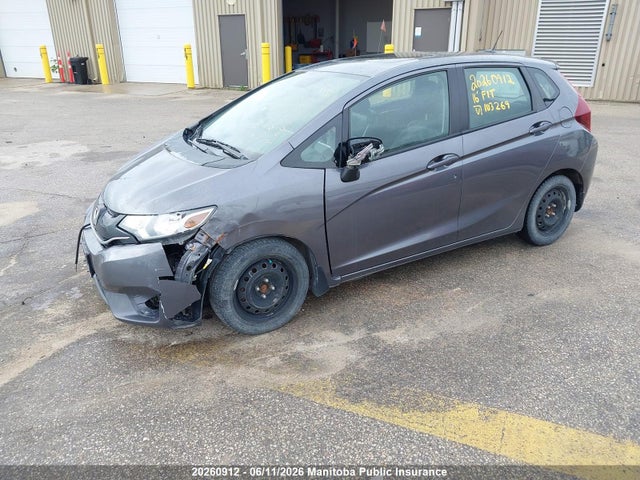 20260912 :رقم المزاد ، 3HGGK5H88GM103269 vin ، 2016 Honda Fit Ex-l مزاد بيع