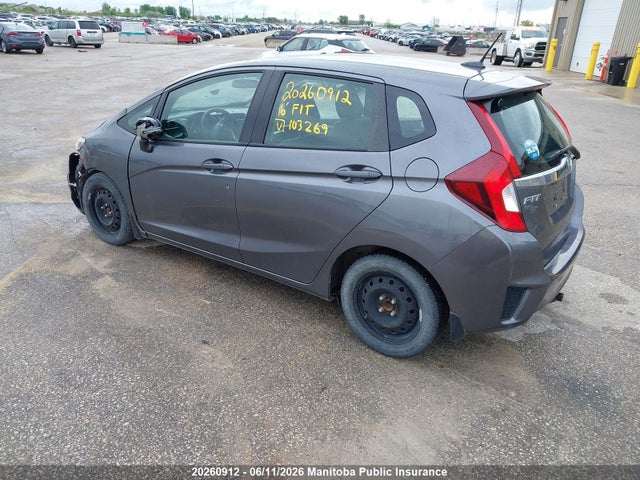 20260912 :رقم المزاد ، 3HGGK5H88GM103269 vin ، 2016 Honda Fit Ex-l مزاد بيع