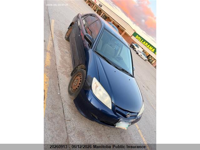 20260913 :رقم المزاد ، 2HGES16344H931143 vin ، 2004 Honda Civic Dx مزاد بيع