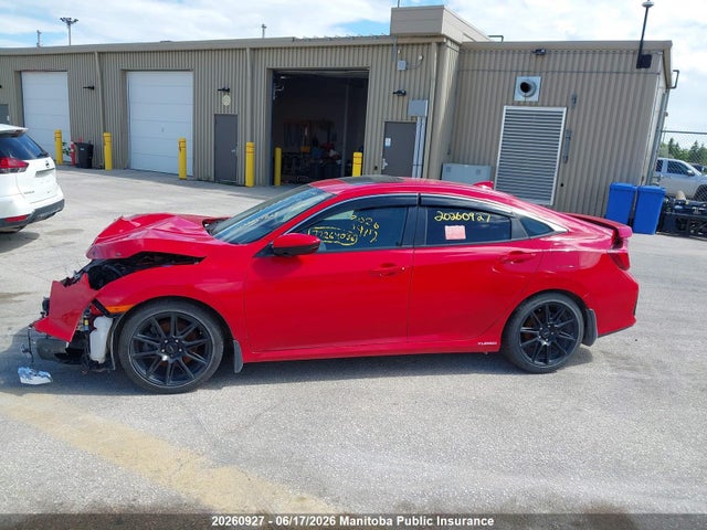 20260927 :رقم المزاد ، 2HGFC1E57JH200349 vin ، 2018 Honda Civic Si Si مزاد بيع