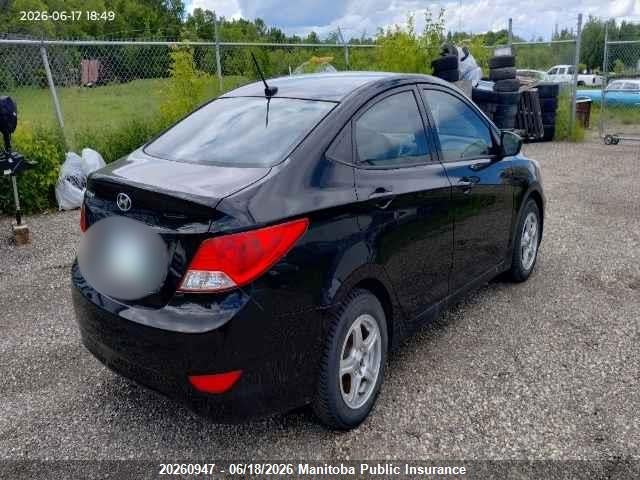2012 Hyundai Accent Gl მანქანა იყიდება აუქციონზე, vin: KMHCT4AE6CU048682, აუქციონის ნომერი: 20260947