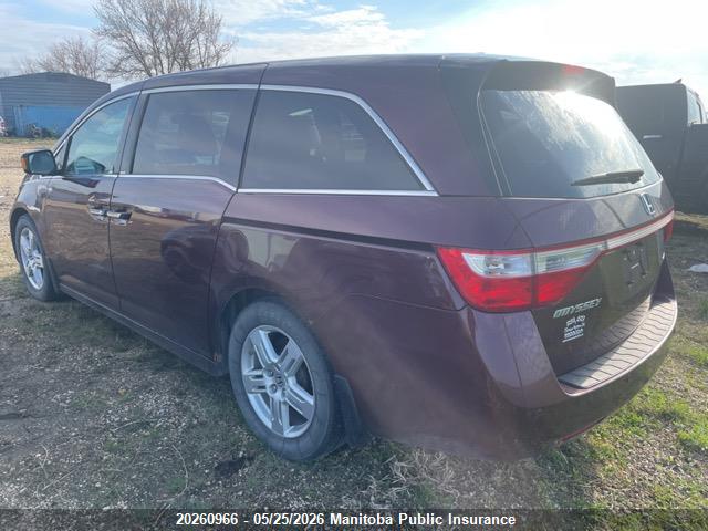Продажа на аукционе авто 2013 Honda Odyssey Touring, vin: 5FNRL5H99DB503970, номер лота: 20260966