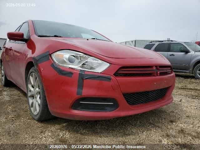 Aukcja sprzedaży 2013 Dodge Dart Sxt, vin: 1C3CDFBA9DD291465, numer aukcji: 20260976