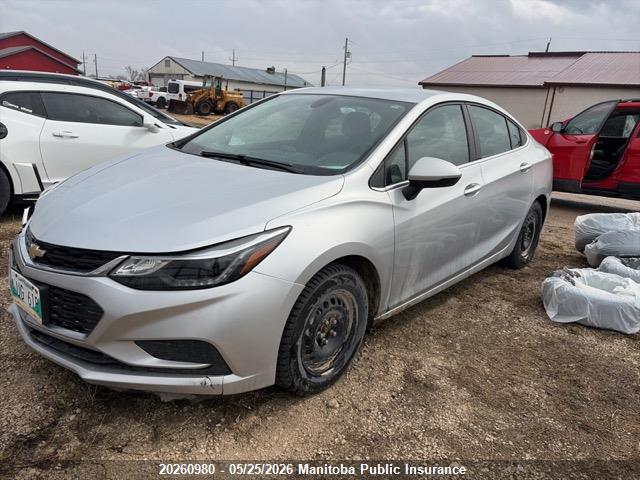 1G1BE5SM8H7241453 Chevrolet Cruze Lt Turbo