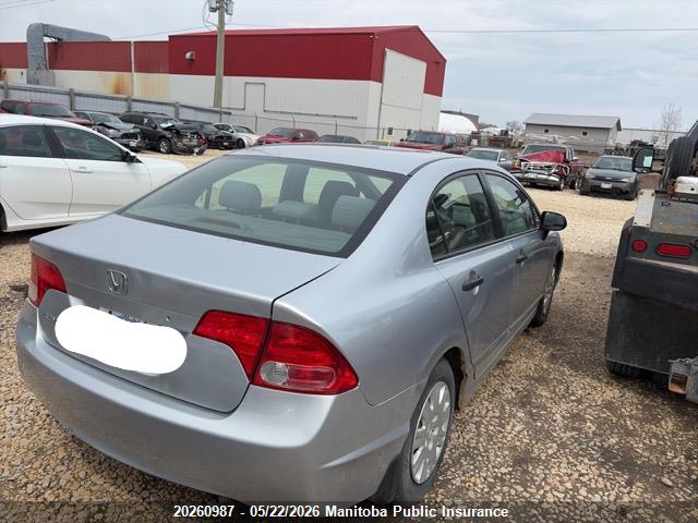 Aukcja sprzedaży 2007 Honda Civic Dx, vin: 2HGFA16377H020462, numer aukcji: 20260987
