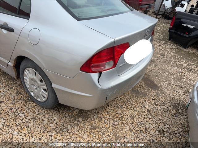 Aukcja sprzedaży 2007 Honda Civic Dx, vin: 2HGFA16377H020462, numer aukcji: 20260987