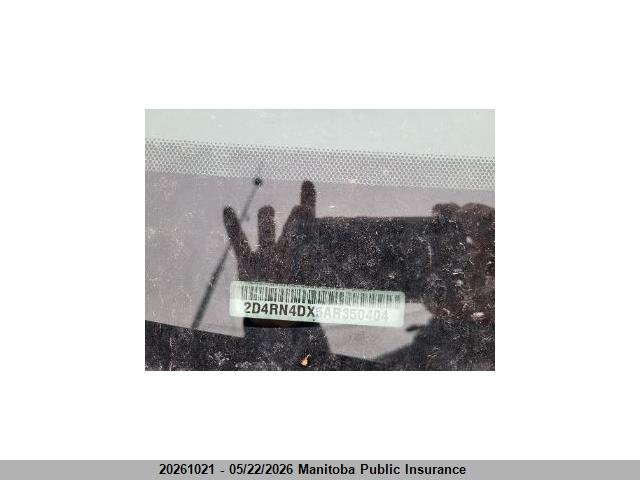 Aukcja sprzedaży 2010 Dodge Grand Caravan Sxt, vin: 2D4RN4DX5AR350404, numer aukcji: 20261021