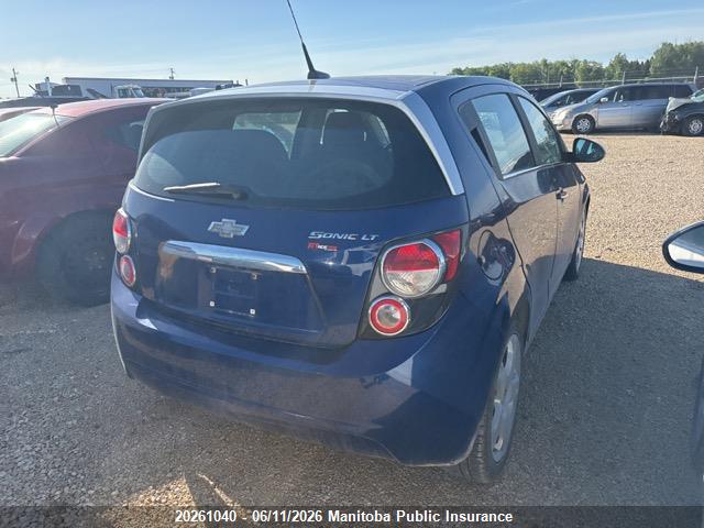 Продажа на аукционе авто 2013 Chevrolet Sonic Lt, vin: 1G1JC6EHXD4115564, номер лота: 20261040