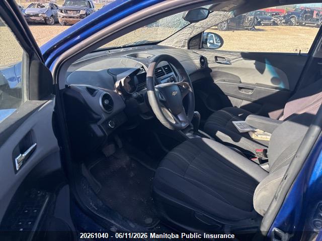 Продажа на аукционе авто 2013 Chevrolet Sonic Lt, vin: 1G1JC6EHXD4115564, номер лота: 20261040
