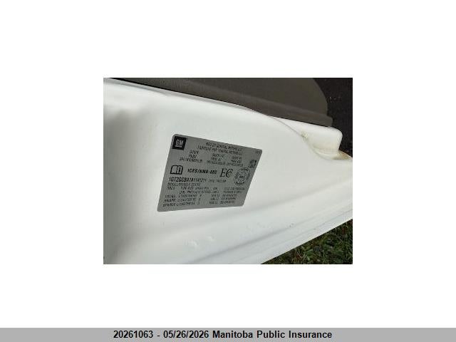 20261063 :رقم المزاد ، 1GTZGGBA7A1141211 vin ، 2010 Gmc Savana 2500 Cargo Van Ext مزاد بيع